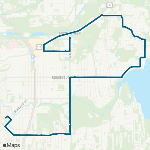 WTA Sunset&Downtown map