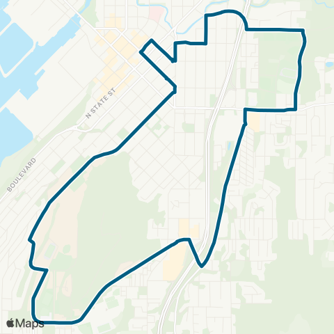 WTA WWU / Lincoln map