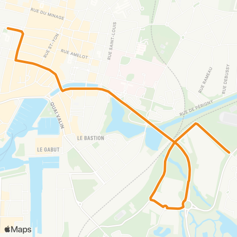 Yélo Scolaires Navette Lycée Valin map