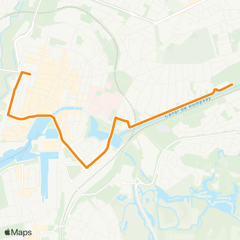 Yélo Scolaires Lep Rompsay-Doriole - Pl. de Verdun via Gare SNCF map