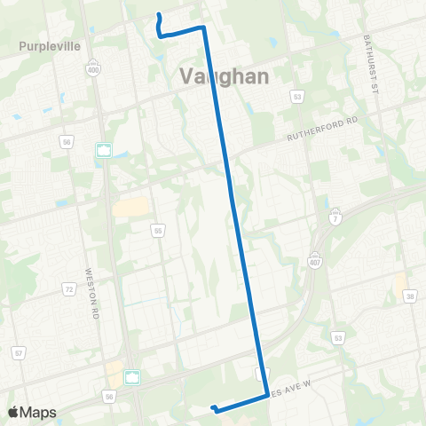 YRT Keele map