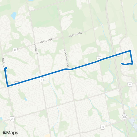 YRT Elgin Mills map