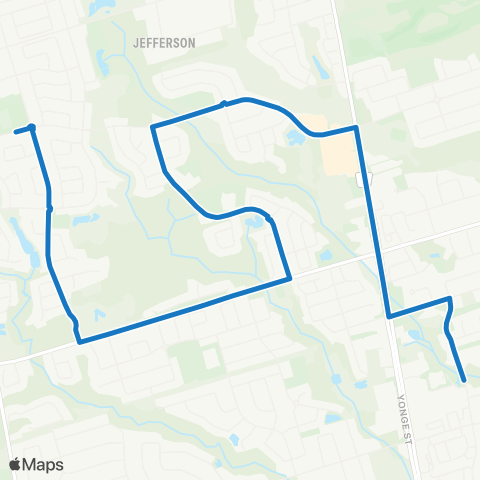 York Region Schools Richmond Hill SS via Gamble map