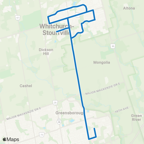 York Region Schools Bill Hogarth SS map