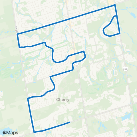 York Region Schools Cardinal Carter SS via Wellington map