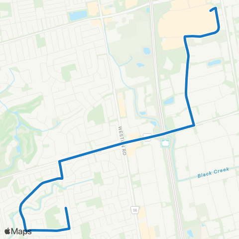 York Region Schools Father Bressani SS map