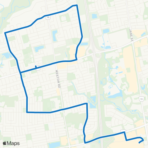 York Region Schools Tommy Douglas SS via Cityview map