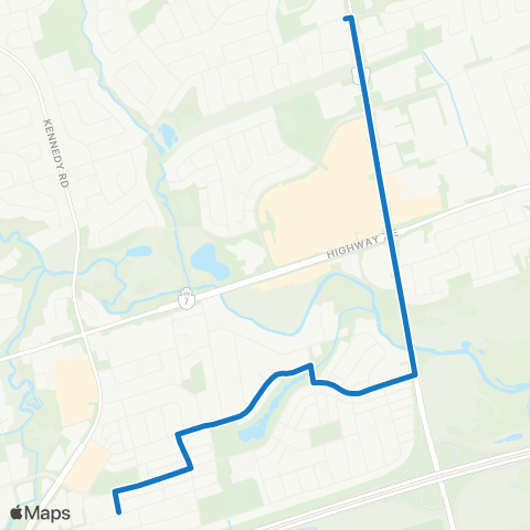 York Region Schools Markville SS map