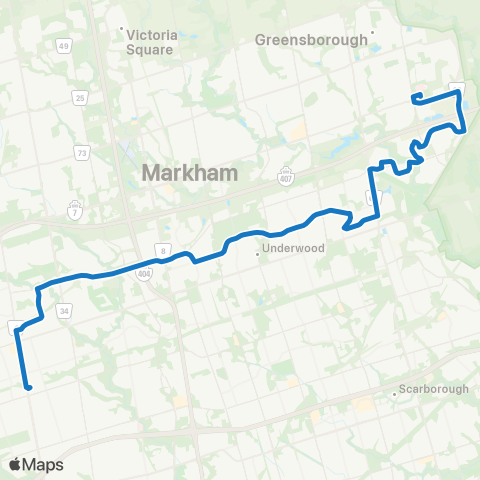 YRT Milliken map