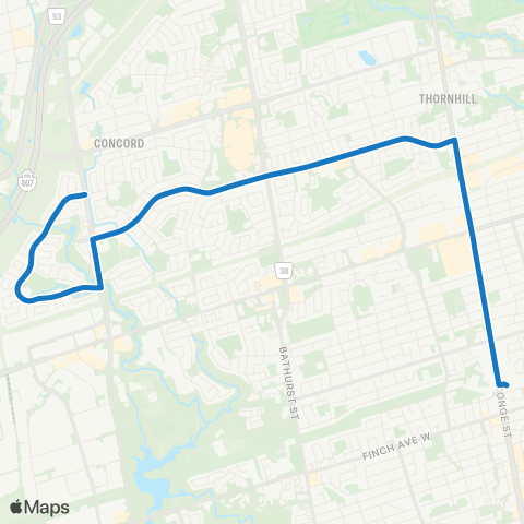 YRT Clark map