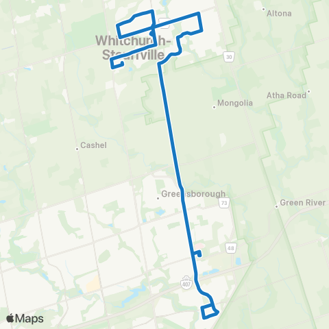 YRT Ninth Line map