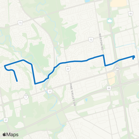 YRT Woodbridge map