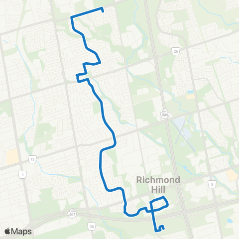 YRT Valleymede map