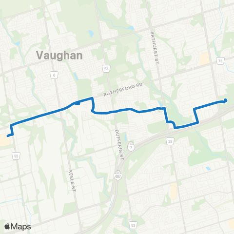 YRT Autumn Hill map