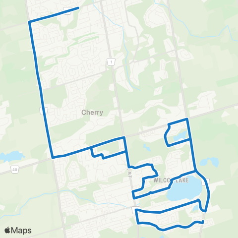 York Region Schools Cardinal Carter / Aurora SS map