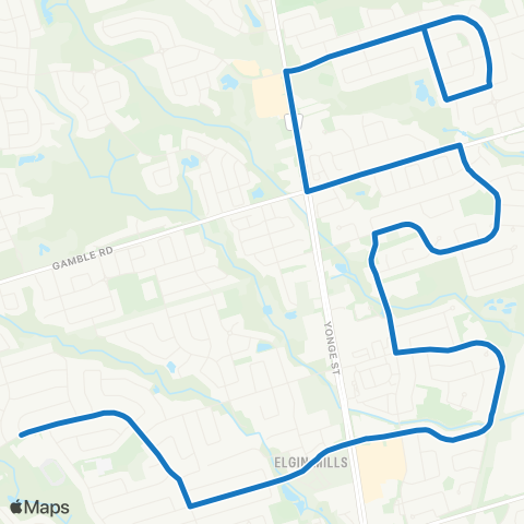 York Region Schools St Theresa SS via Jefferson Forest map