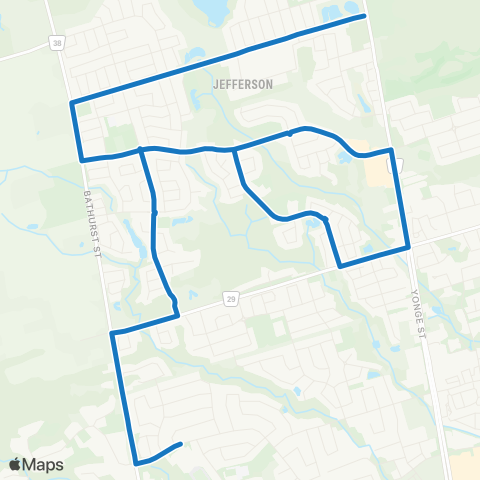 York Region Schools St Theresa SS via Tower Hill map