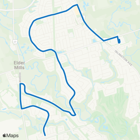 York Region Schools Emily Carr SS via Royalpark map