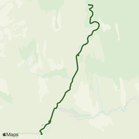 Zion Canyon Shuttle System (National Park Service) Zion Canyon Line map