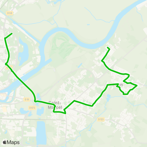 Zoom Châtenoy-en-Bresse - Chalon Pole Colisée map